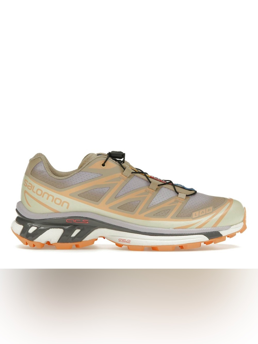Salomon XT-6 Skyline White Pepper Peach Quartz women’s 9.5